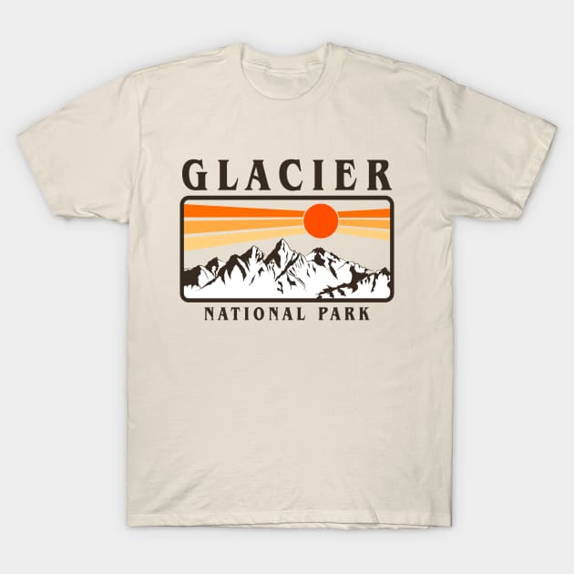 glacier national park T-Shirt by hardy 